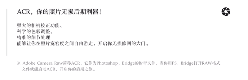 Adobe Camera Raw：照片无损后期利器 | 完结