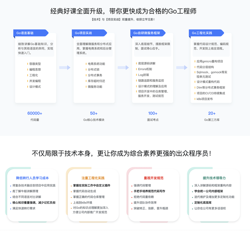 Go开发工程师全新版|2022年