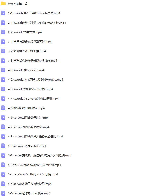 PHP进阶系列之swoole入门精讲 | 完结