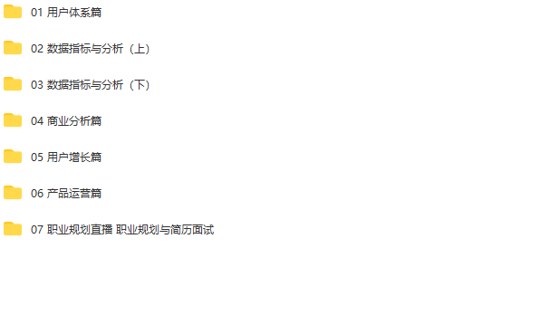 拉钩-产品经理高薪训练营|对标T10|2021年|完结