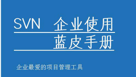 SVN互联网图文教程（0到企业开发）| 完结