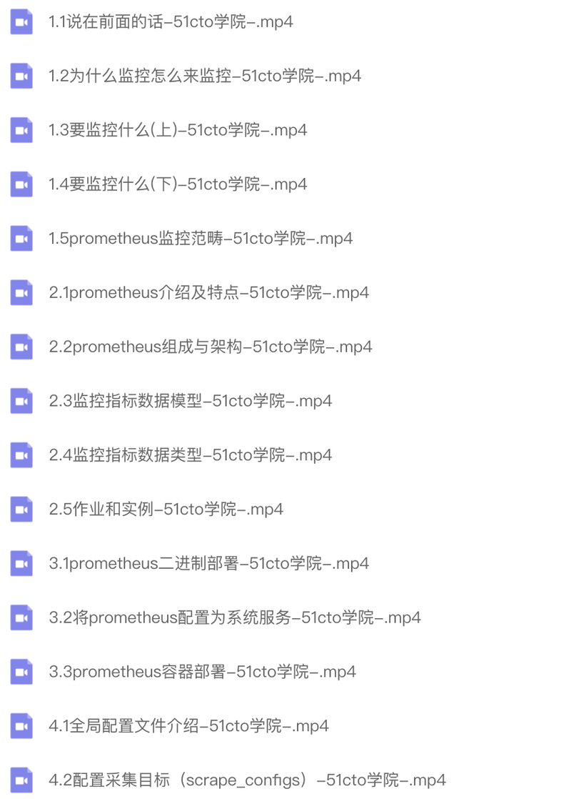 cto – Prometheus+Grafana企业级监控系统 | 完结