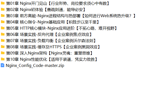 新版Nginx1.17体系化深度精讲 给开发和运维的刚需课程 | 完结