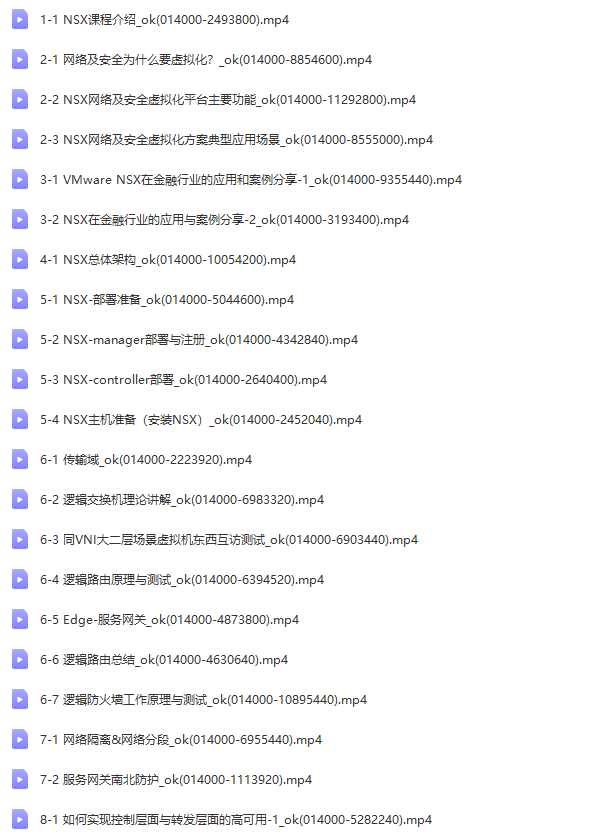 VMware SDN NSX 6.4.6网络虚拟化精讲 【虚拟化系列7】| 完结