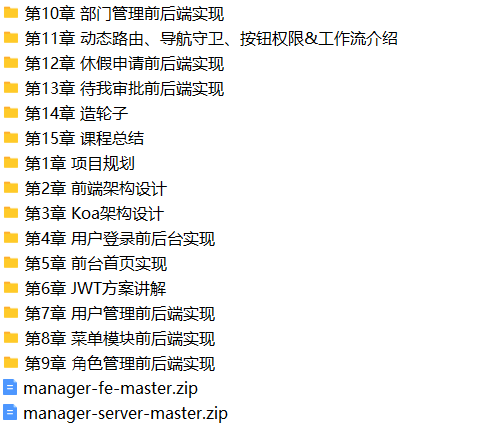 Vue3+ElementPlus+Koa2 全栈开发后台系统 | 完结