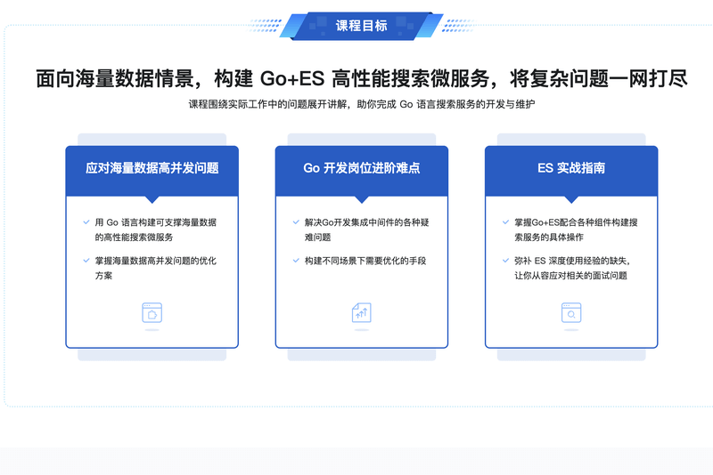 海量数据高并发场景，构建Go+ES8企业级搜索微服务 | 更新完结