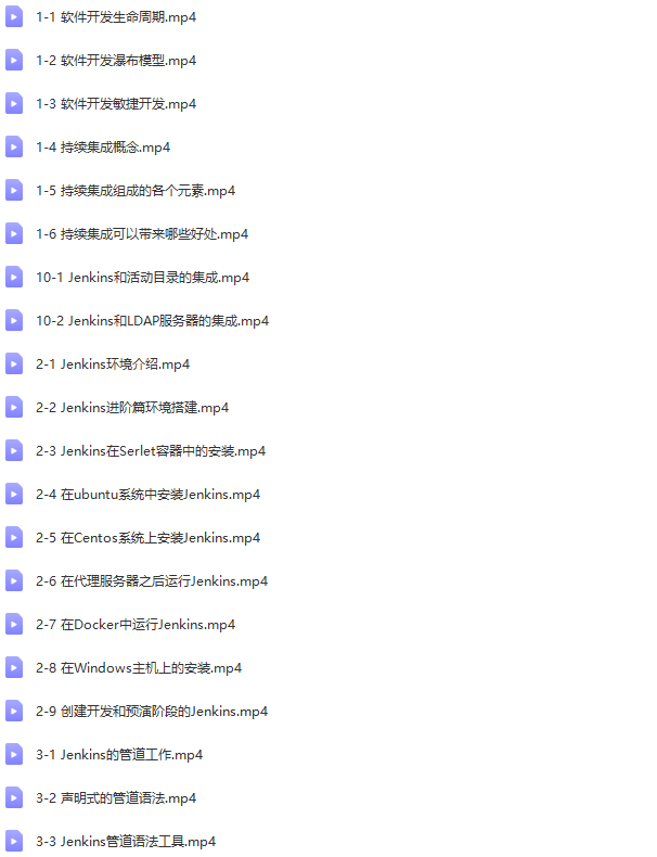Jenkins进阶篇视频课程 | 完结