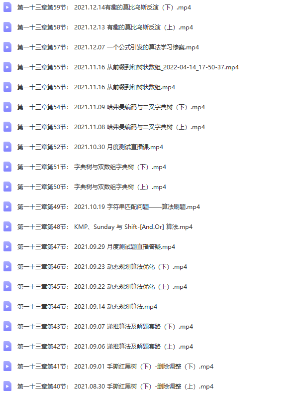 门徒计划算法班-Java方向  |价值9800元|2022元| 完结