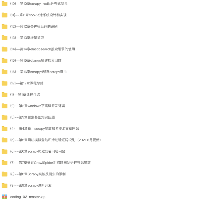 2022升级新版Scrapy打造搜索引擎畅销4年的Python分布式爬虫课|完结