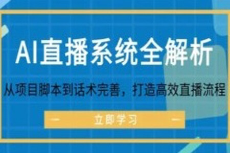 AI直播系统全解析：从项目脚本到话术完善，打造高效直播流程