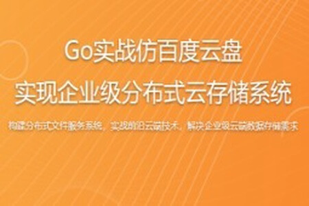 Go实战仿百度云盘 实现企业级分布式云存储系统