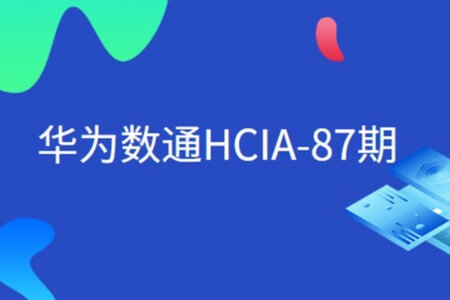 华为数通HCIA-87期