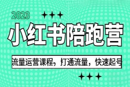 敢敢《小红书陪跑营2023流量运营课程》