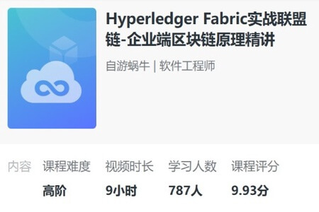 学习Hyperledger Fabric实战联盟链