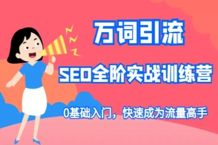 许茹冰·万词引流-SEO全阶实战训练营