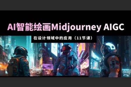 AI·智能绘画Midjourney AIGC 在设计领域中的应用 从入门到精通（11节课）