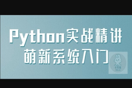 Python实战精讲萌新系统入门视频教程