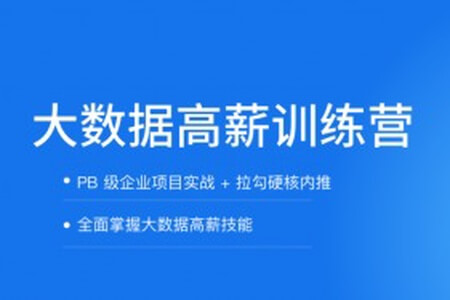 拉钩-大数据开发高薪训练营|2021年|完结