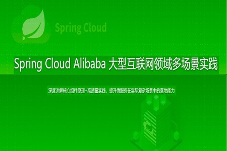 Spring Cloud Alibaba 大型互联网领域多场景最佳实践 | 完结