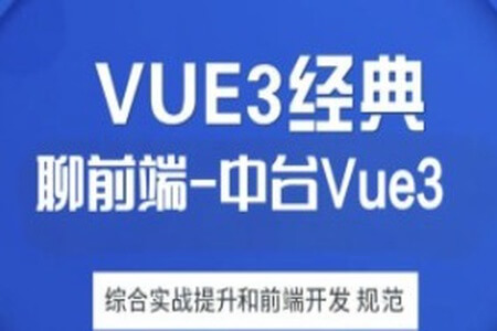 大伟聊前端-互联网大厂企业级中台Vue3综合实战提升和前端开发规范